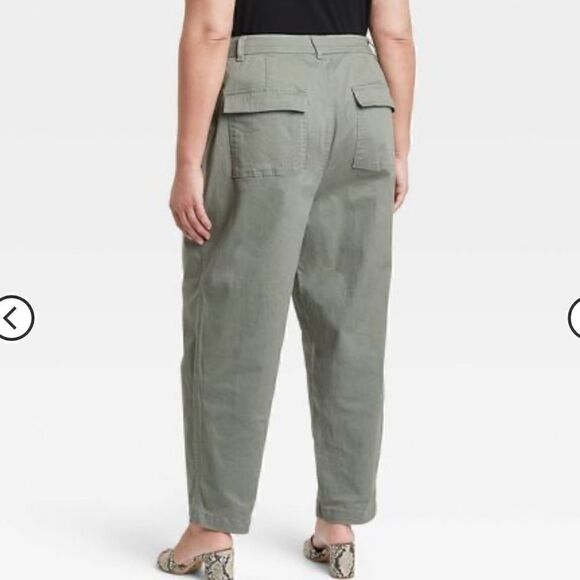 Target A New Day Women's High-Rise Utility Ankle Pants | SZ 14 - Picture 3 of 11